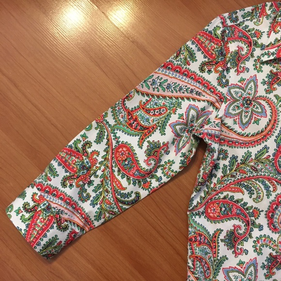 Chaps Patterned Button Down - Picture 8 of 11